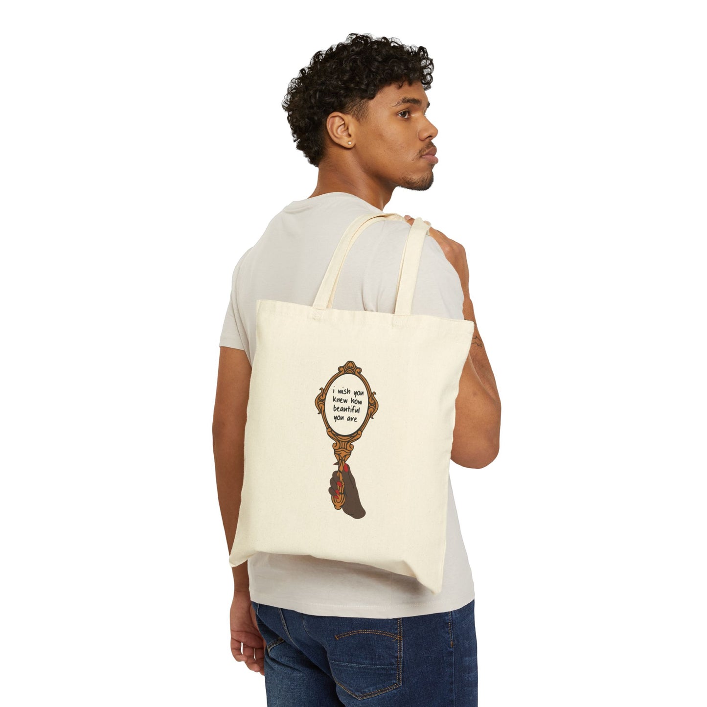 I Wish You Knew Tote Bag, Cerise