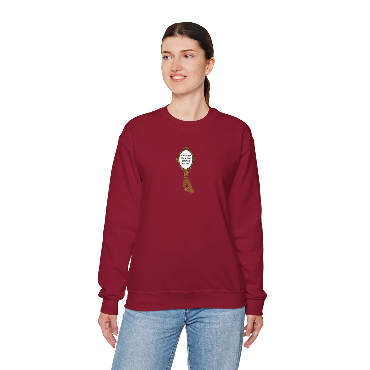 I Wish You Knew Sweatshirt, Poppy