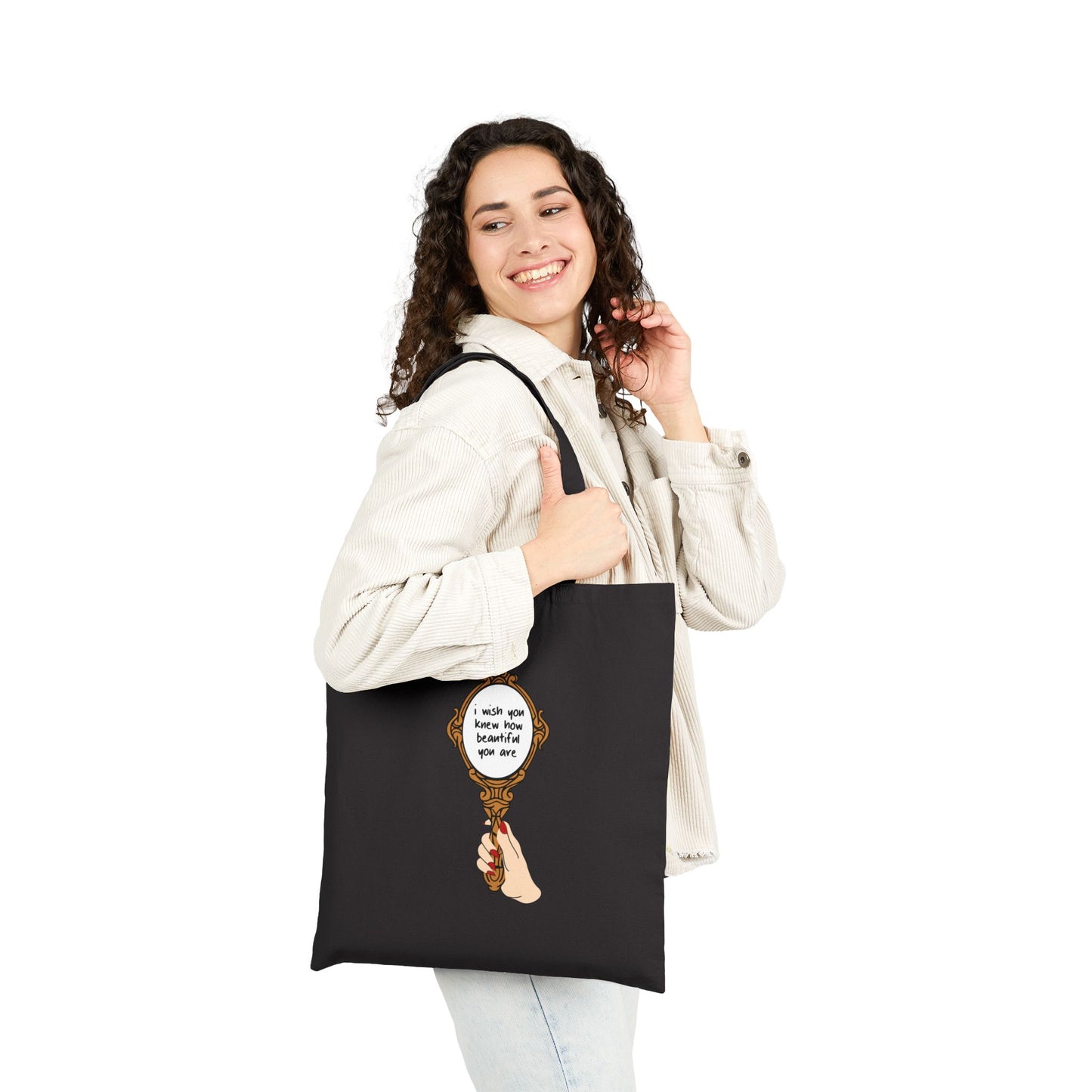 I Wish You Knew Tote Bag, Rose