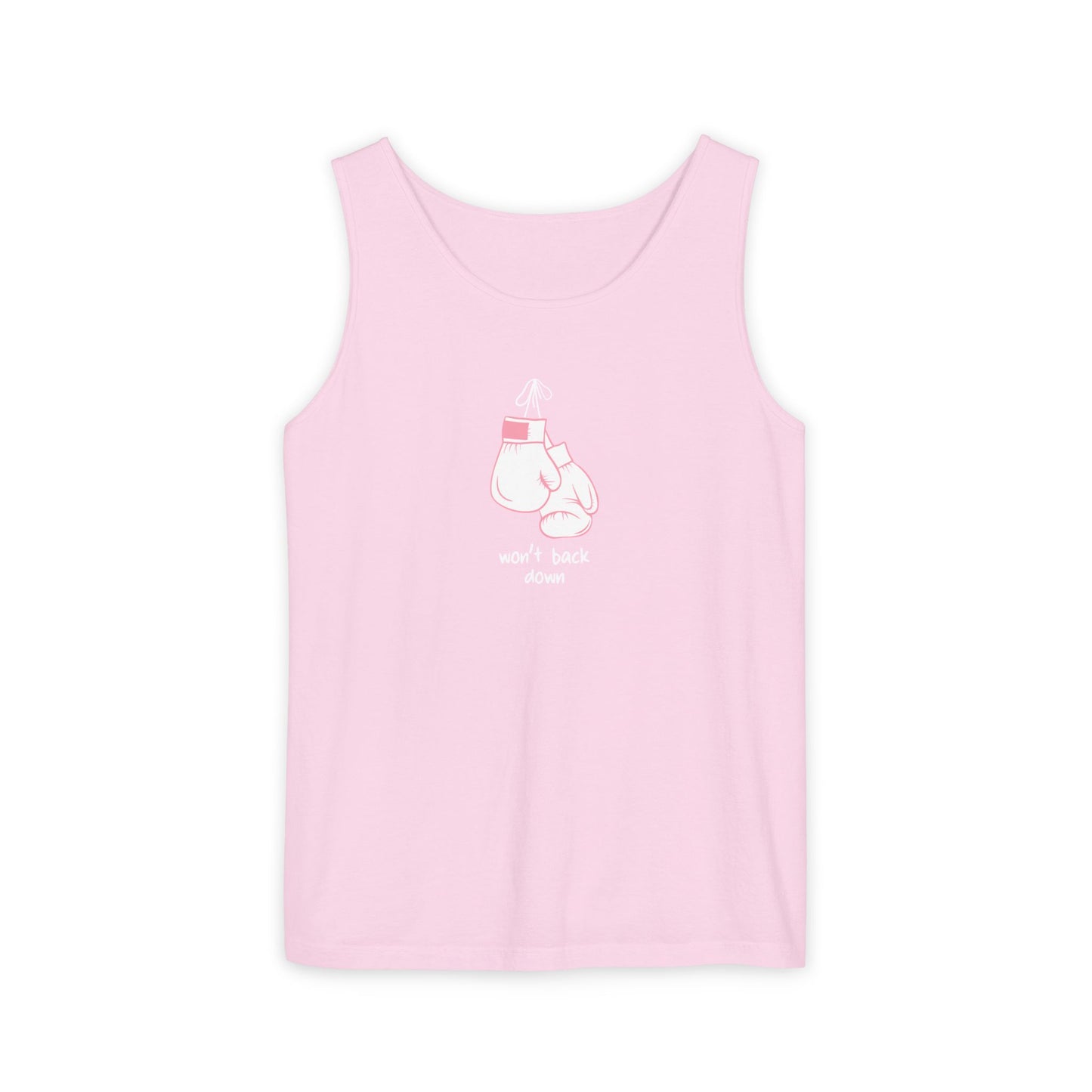 Won’t Back Down Tank Top, white gloves