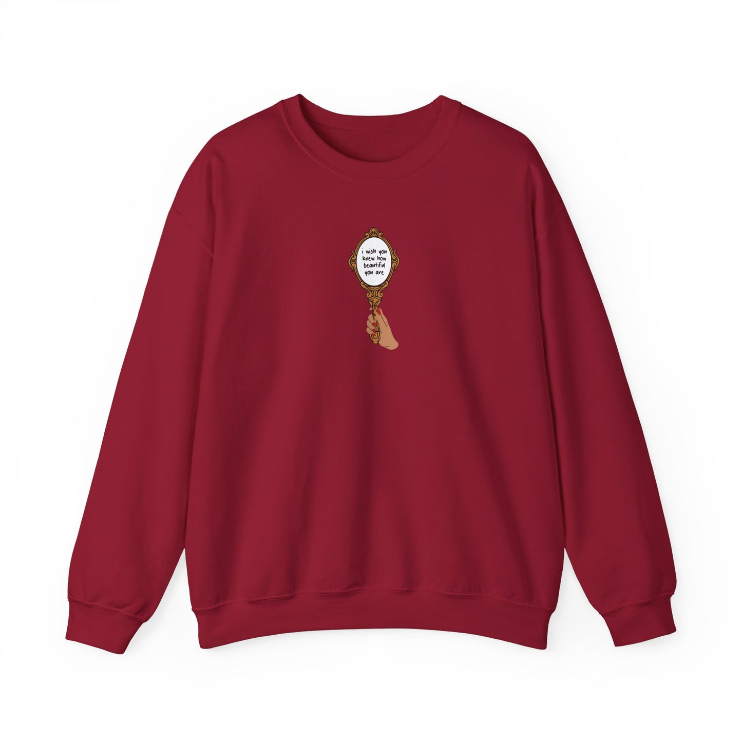 I Wish You Knew Sweatshirt, Scarlet