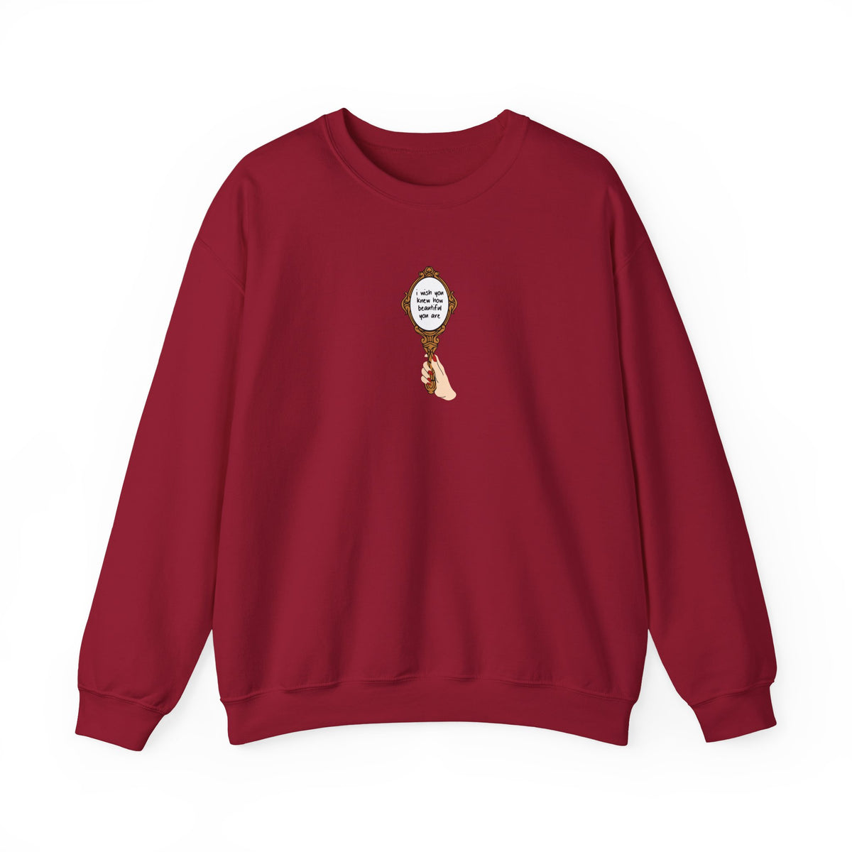 I Wish You Knew Sweatshirt, Rose