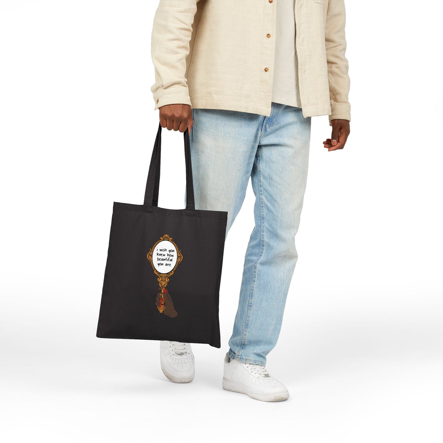 I Wish You Knew Tote Bag, Cerise