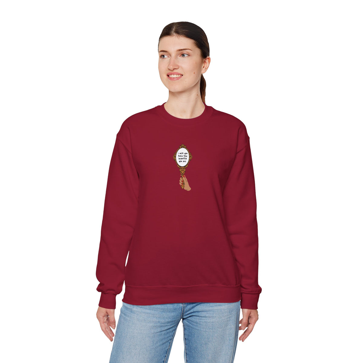 I Wish You Knew Sweatshirt, Scarlet