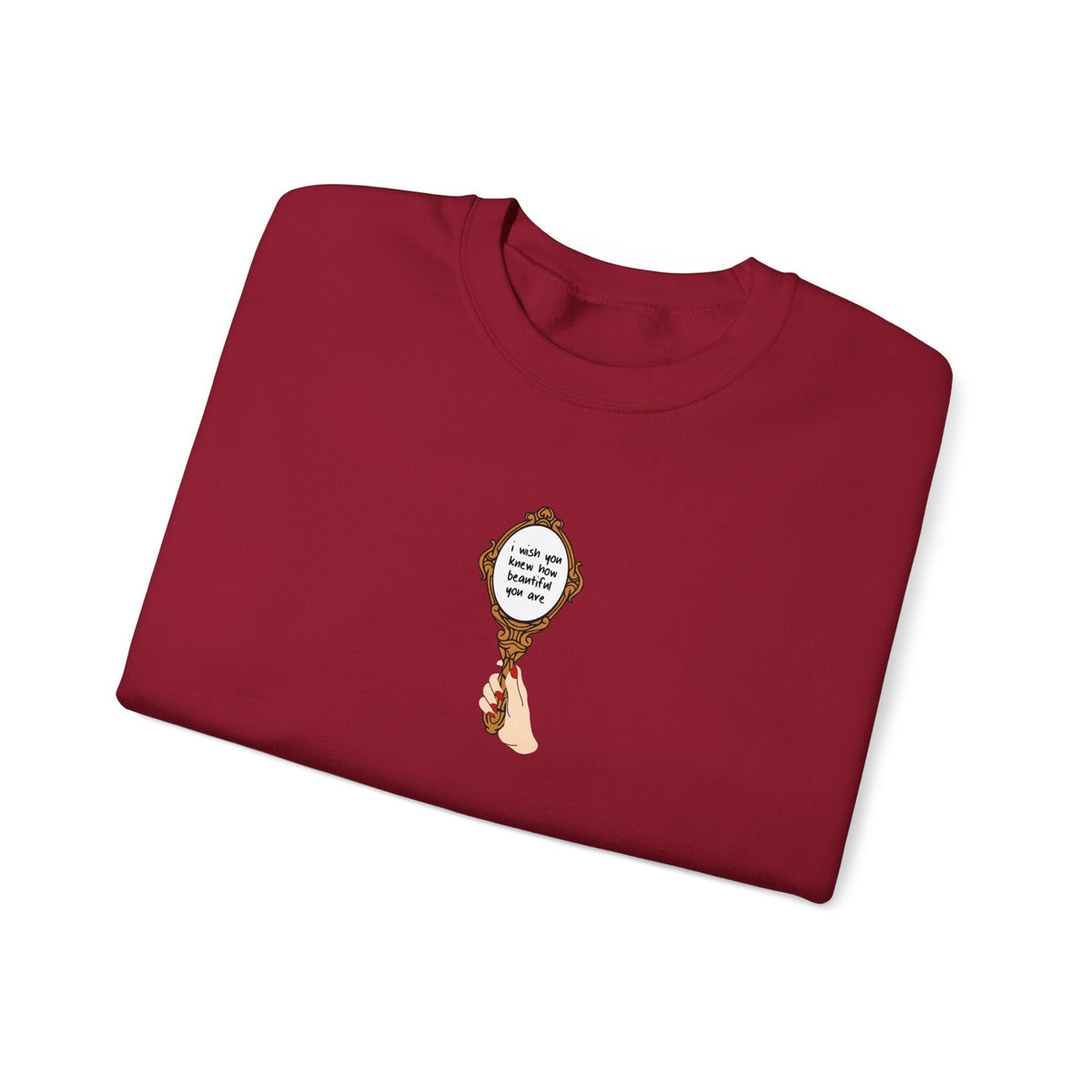 I Wish You Knew Sweatshirt, Rose