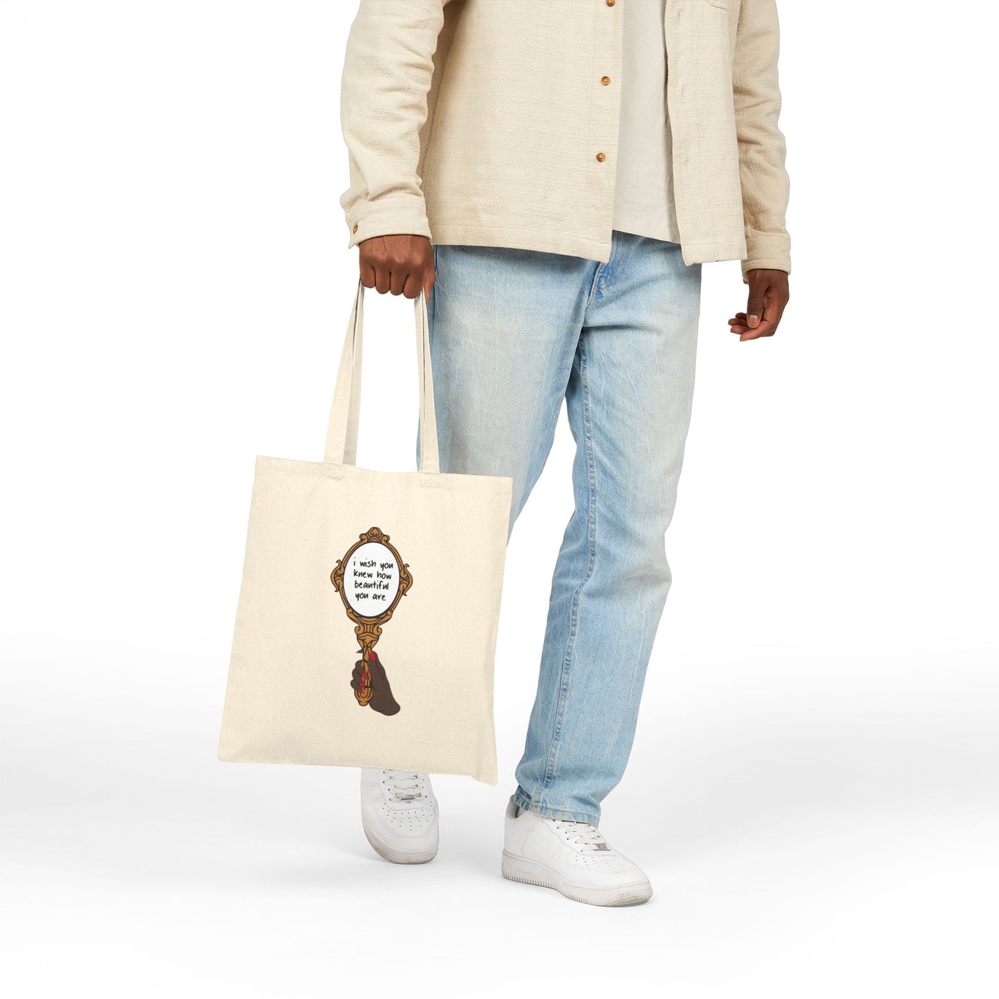 I Wish You Knew Tote Bag, Cerise