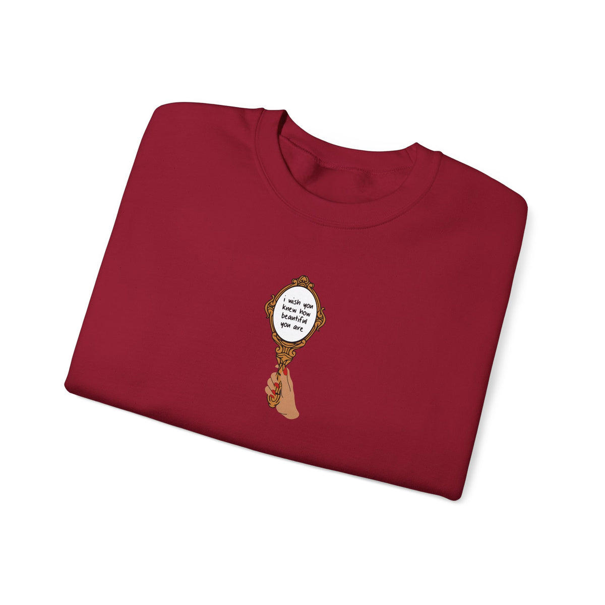 I Wish You Knew Sweatshirt, Scarlet