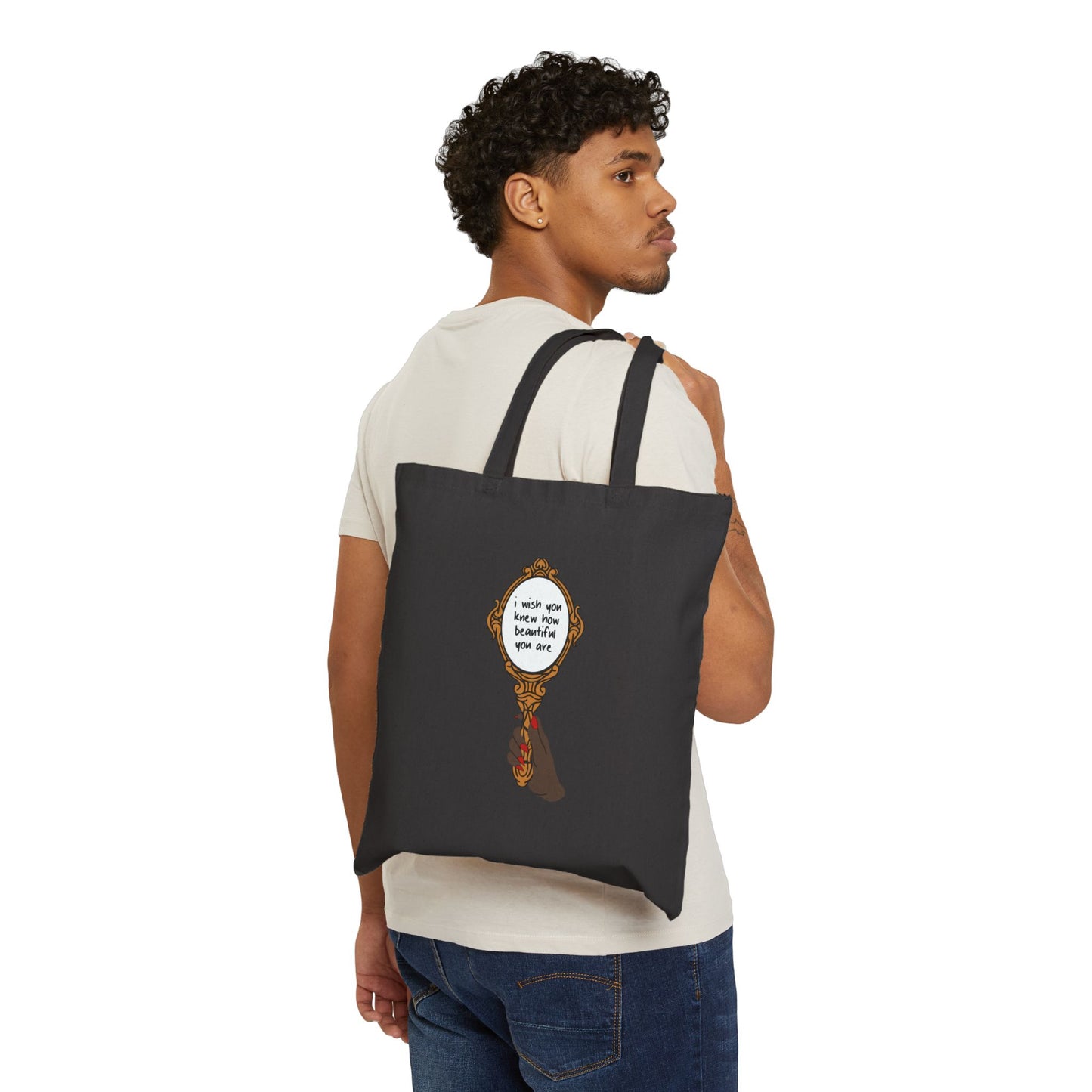 I Wish You Knew Tote Bag, Cerise