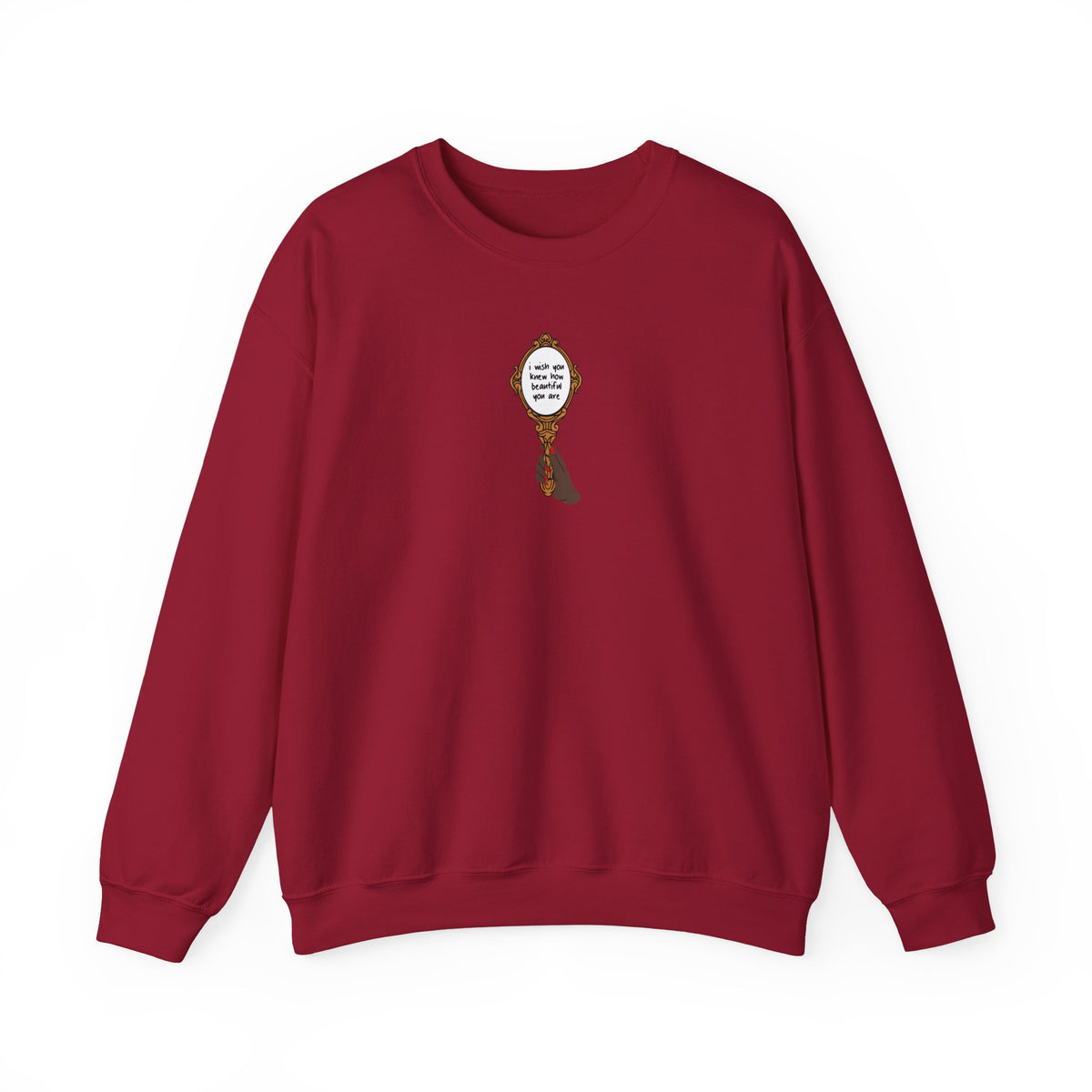 I Wish You Knew Sweatshirt, Cerise