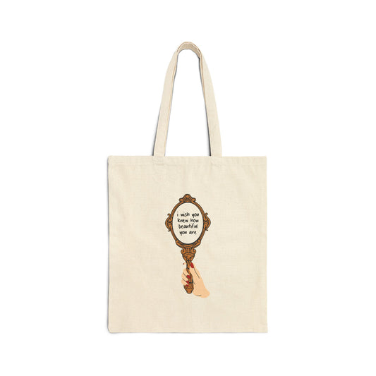 I Wish You Knew Tote Bag, Rose